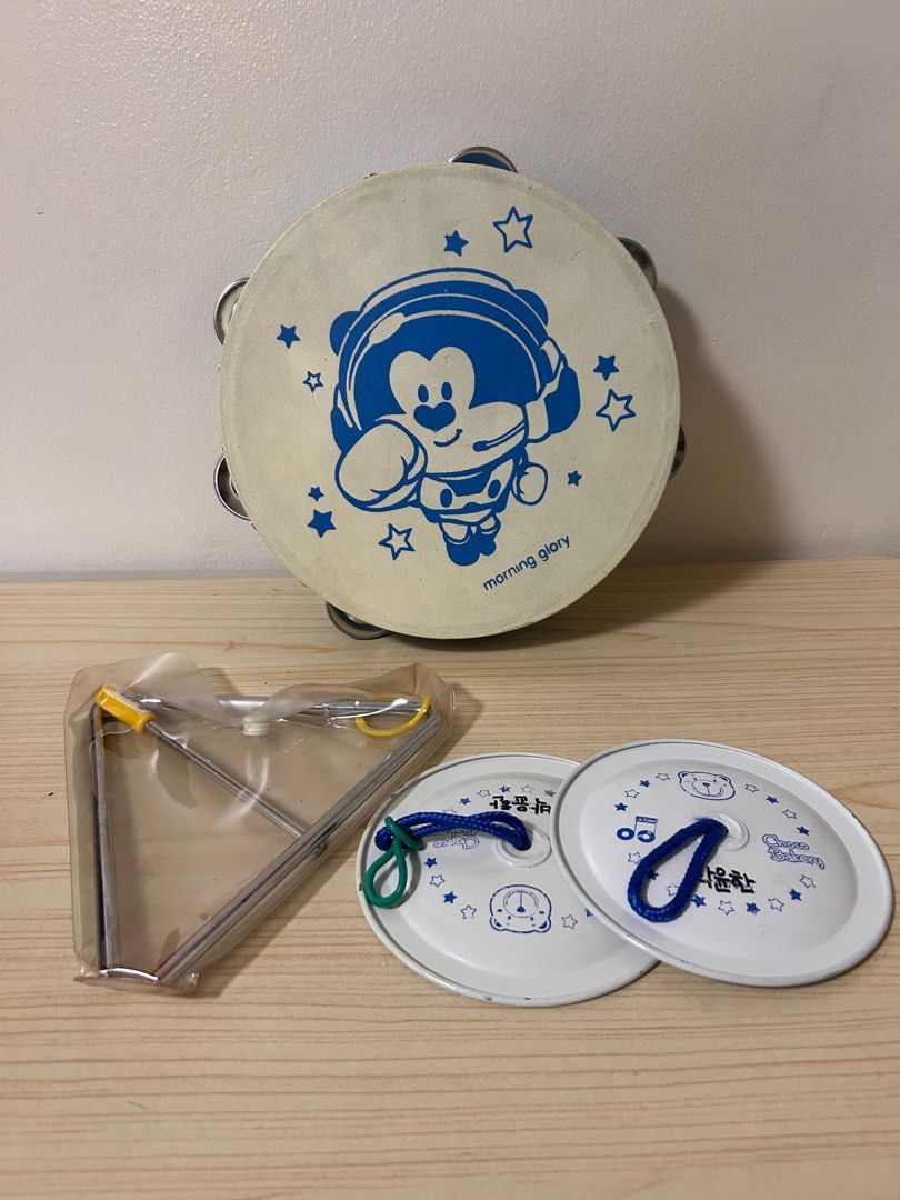 Bundle Musical Instruments Tambourine Cymbals Triangle Set (Category: Musical Instruments) located in Bulacan. Submitted by mecrafts4u.olstr (Listing ID 1412404347, Image 1). Description: .