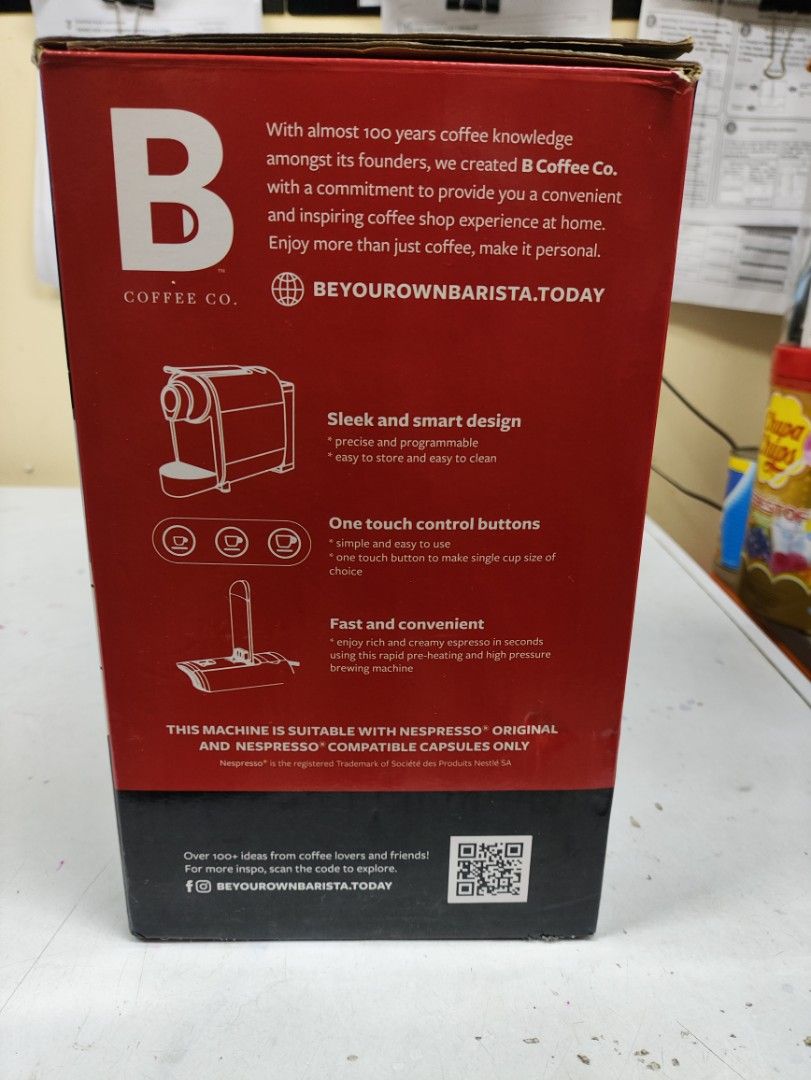 Coffe maker (Category: Coffee Machines & Makers) located in Manila. Submitted by renzouu (Listing ID 1412444558, Image 3). Description: B Coffee co. Coffee maker, brand new po never pa nagamit, pwede po ship or deliver sa malapit sakin. may bawas pa po yan 5,999 ko nabili may reference photo naman po. message lang.
