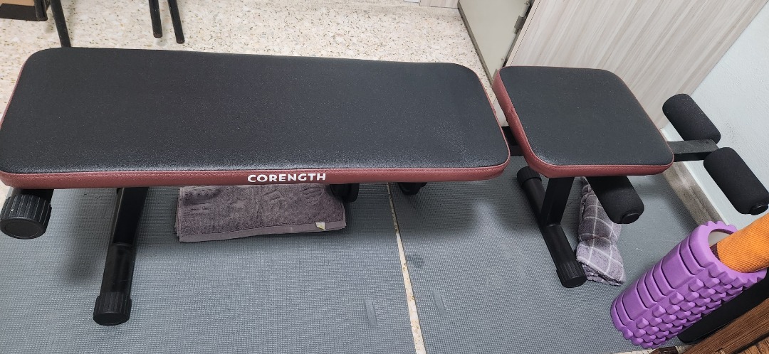 Corength Adjustable Weight Bench, Sports Equipment, Exercise & Fitness ...