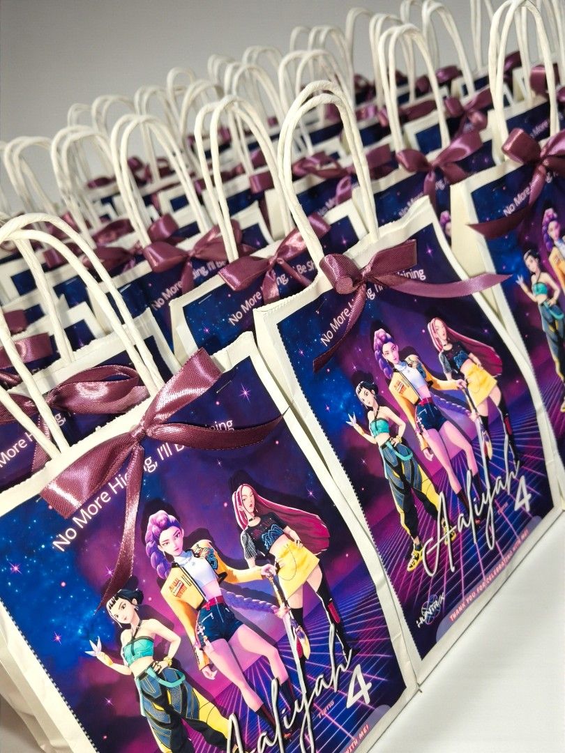 Customised Party Goodie Bag |Kpop Demon Hunter, Hobbies & Toys ...