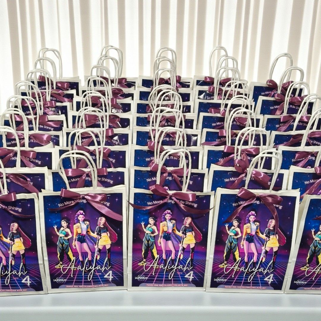 Customised Party Goodie Bag |Kpop Demon Hunter, Hobbies & Toys ...