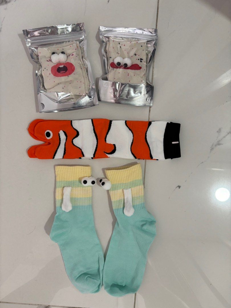 Cute Socks (Category: Babies & Kids Fashion) located in Singapore. Submitted by ct_recycle (Listing ID 1412349693, Image 1). Description: $5 each.