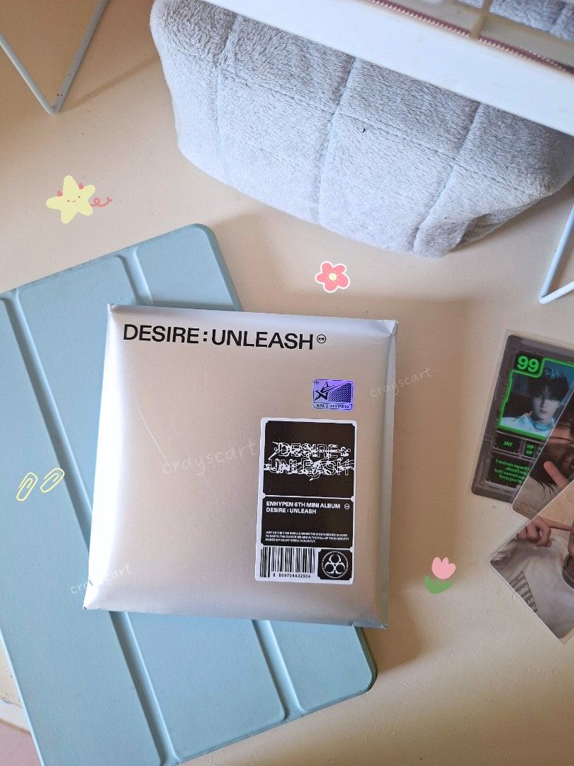 Desire Unleash Jay Engene ver unsealed (Category: Storybooks) located in Bais. Submitted by crays (Listing ID 1412494776, Image 1). Description: ⋆. 𐙚˚ wts lfb ph | #crayscart 🛒 ☁︎ Desire Unleash Jay Engene ver unsealed | complete inclu except pc ₱ 99 only ⤷ prio payo | 5 days dop — onhand — mop: gcash, maribank — x sensi t enhypen enha desire unleash du jungwon heeseung jay jake sunghoon sunoo ni-ki album engene.