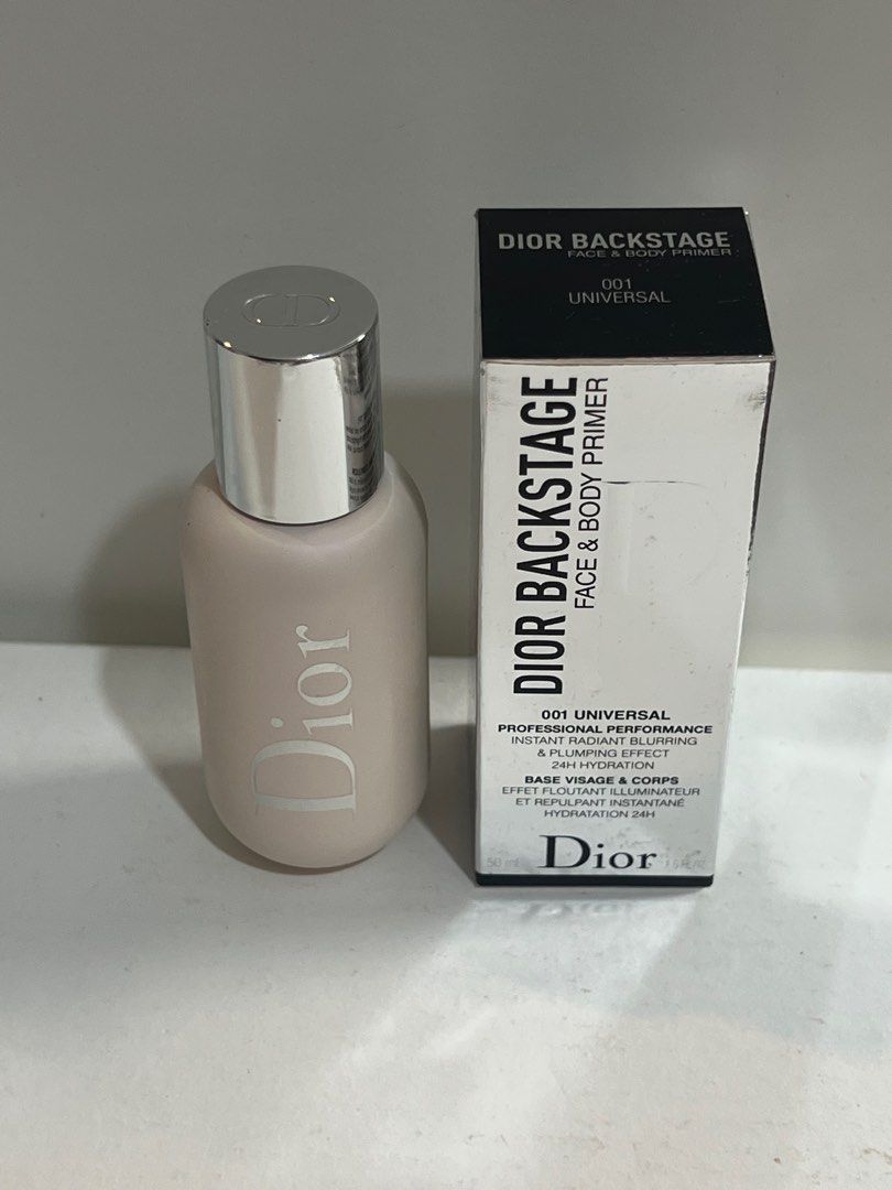 Dior Backstage Face & Body Primer 001 Universal (Category: Makeup) located in Manila. Submitted by randomcollectives (Listing ID 1412378814, Image 1). Description: Unopened & unused. 001 Primer RFS: major decluttering Retails at ₱2,980-₱3,000+ online/ in-store MOP: GCASH, BDO, BPI Delivery via Grab / Lalamove ONLY (to be shouldered by customer) NO MEETUPS. NO LOW BALLERS..
