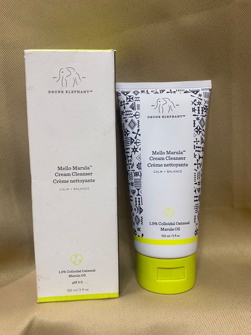 Drunk elephant mello marula cream cleanser (Category: Face Care) located in Manila. Submitted by kirtsiecel51729 (Listing ID 1412338646, Image 1). Description: Authentic drunk elephant mello marula oil.