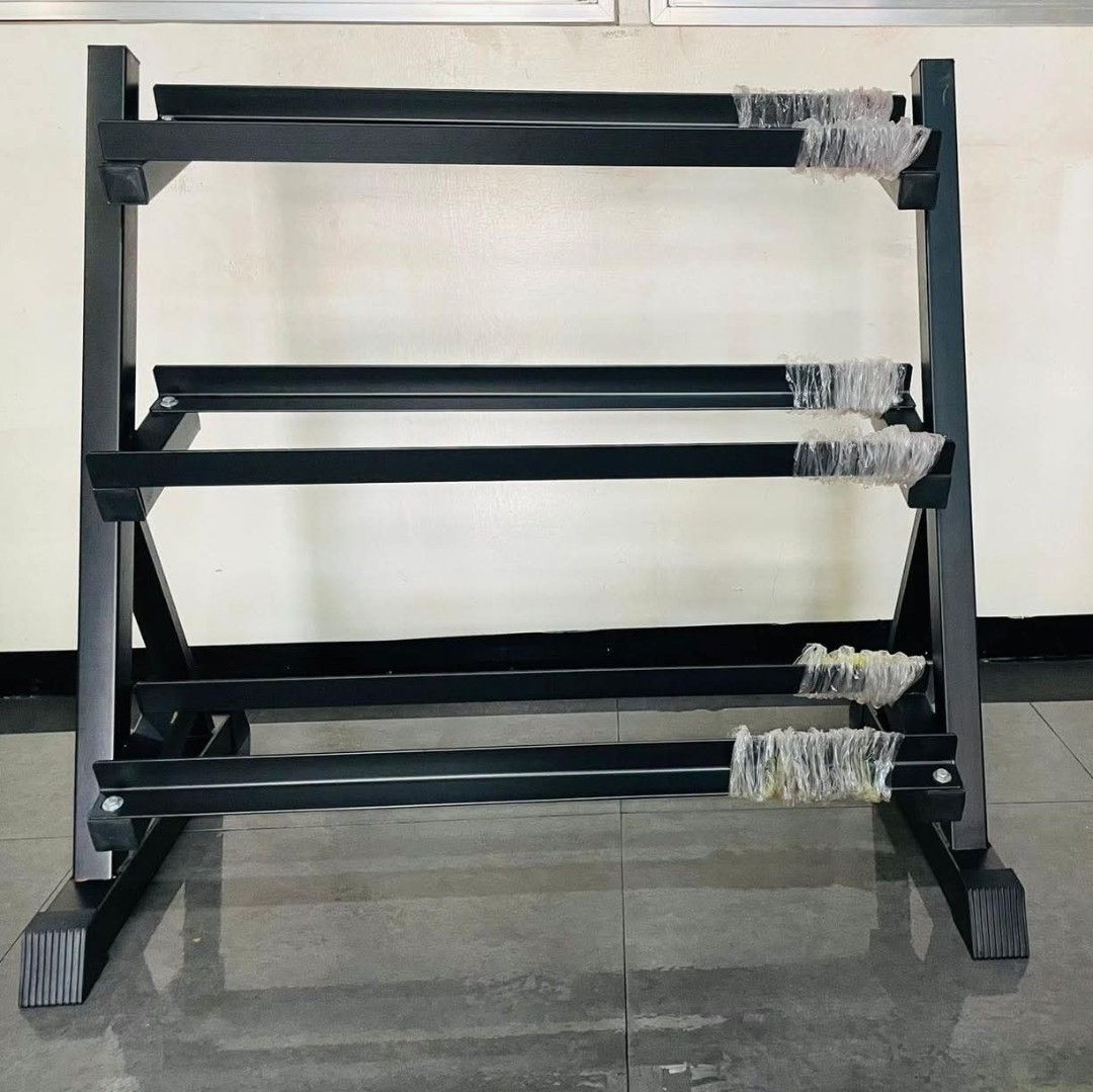 Dumbbell Rack 3 layers (Category: Weights & Dumbbells) located in Quezon City. Submitted by bellemarketing (Listing ID 1310908630, Image 2). Description: For pick up @ q.c.