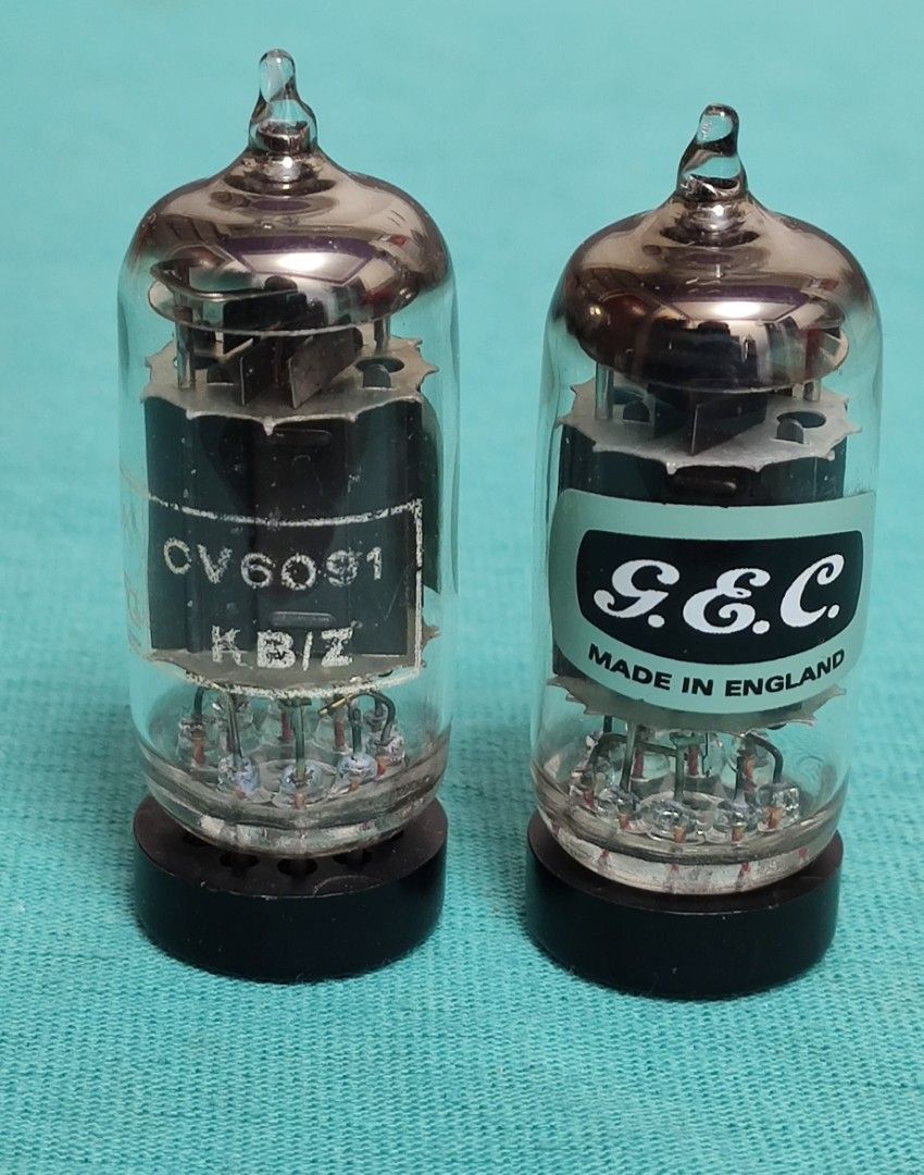 極罕有GEC A2900/12AT7/ECC81/CV6091 電子膽, 興趣及遊戲, 音樂、樂器