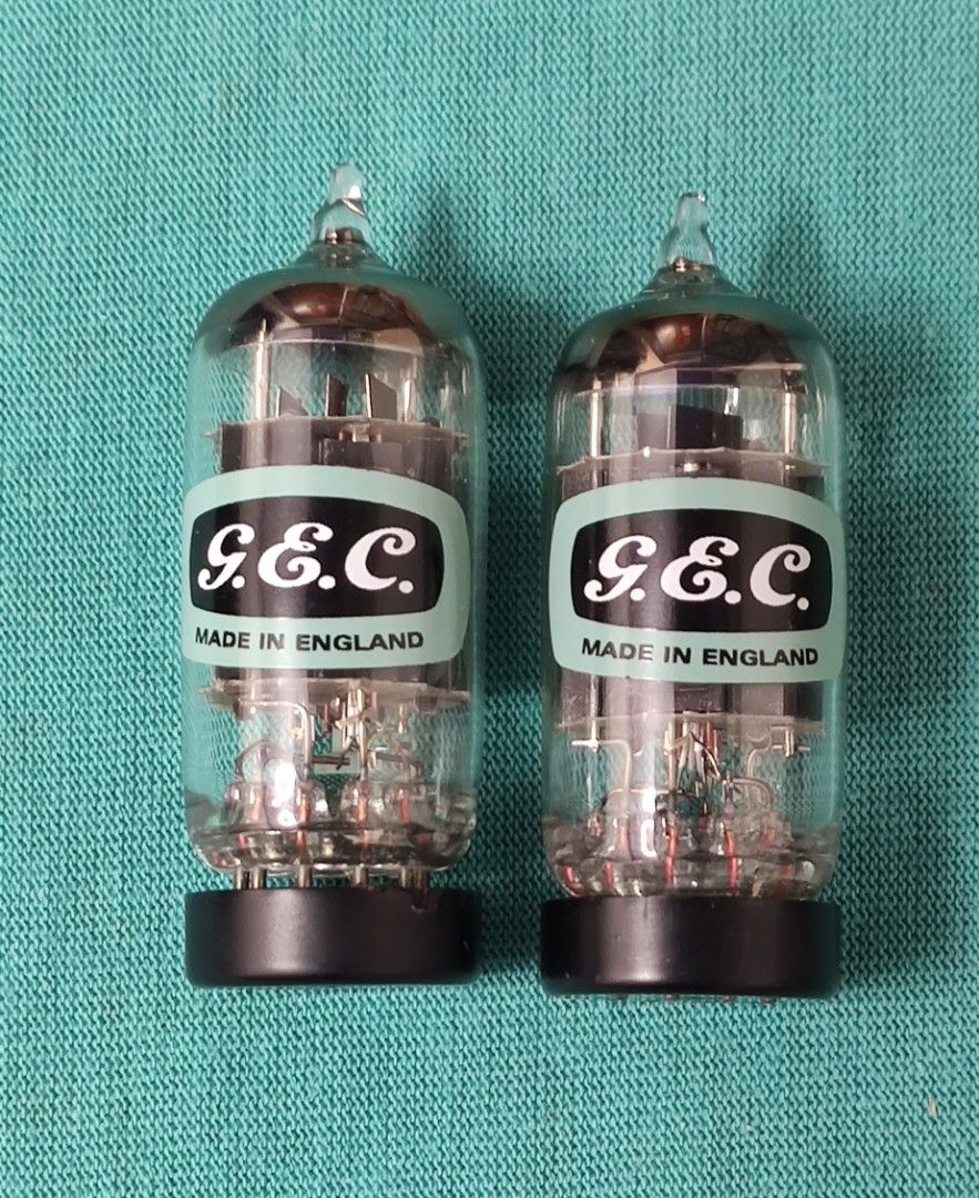 極罕有GEC A2900/12AT7/ECC81/CV6091 電子膽, 興趣及遊戲, 音樂、樂器