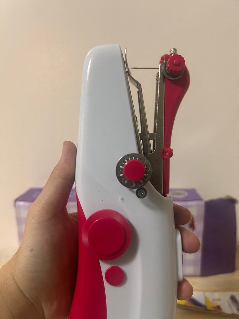 Handheld Portable Sewing Machine (Battery Included) (Category: Craft Supplies & Tools) located in Bulacan. Submitted by mecrafts4u.olstr (Listing ID 1412423764, Image 3). Description: .