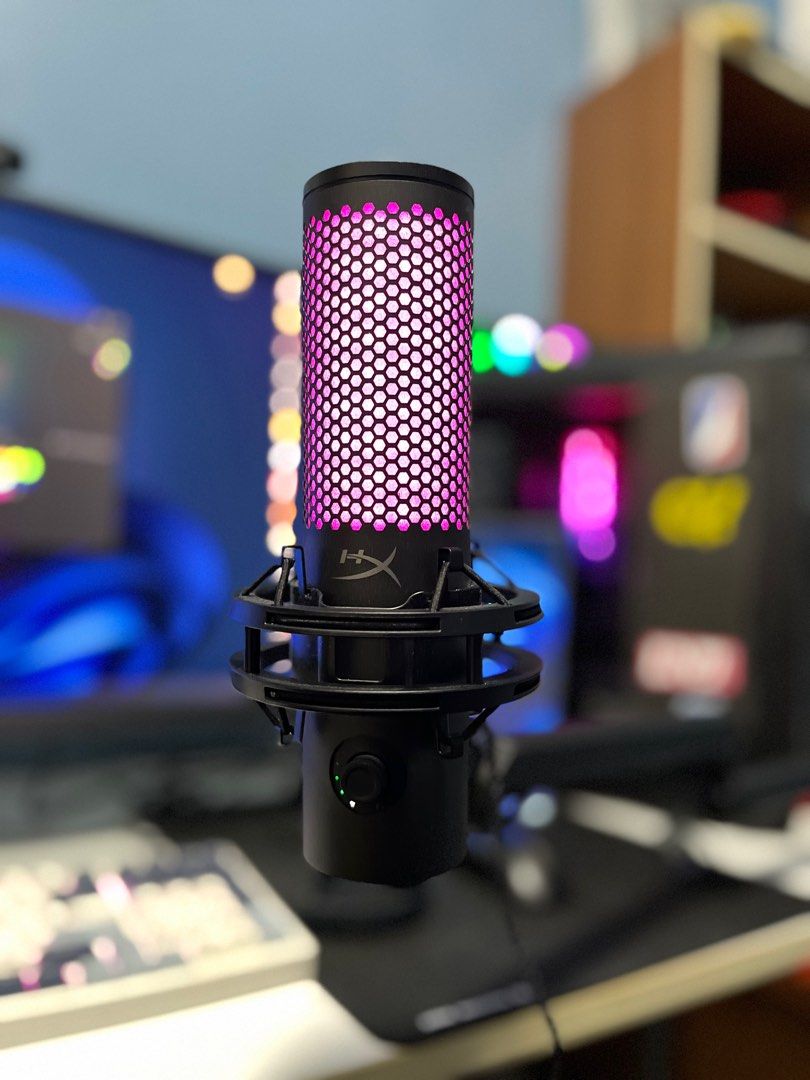 HyperX QuadCast 2 S (Category: Microphones) located in Bulacan. Submitted by kickszz (Listing ID 1412501101, Image 3). Description: HyperX Quadcast 2 S Microphone good as brand new no issue complete w/ box and receipt if bundle: Fifine BM88 Boom arm .