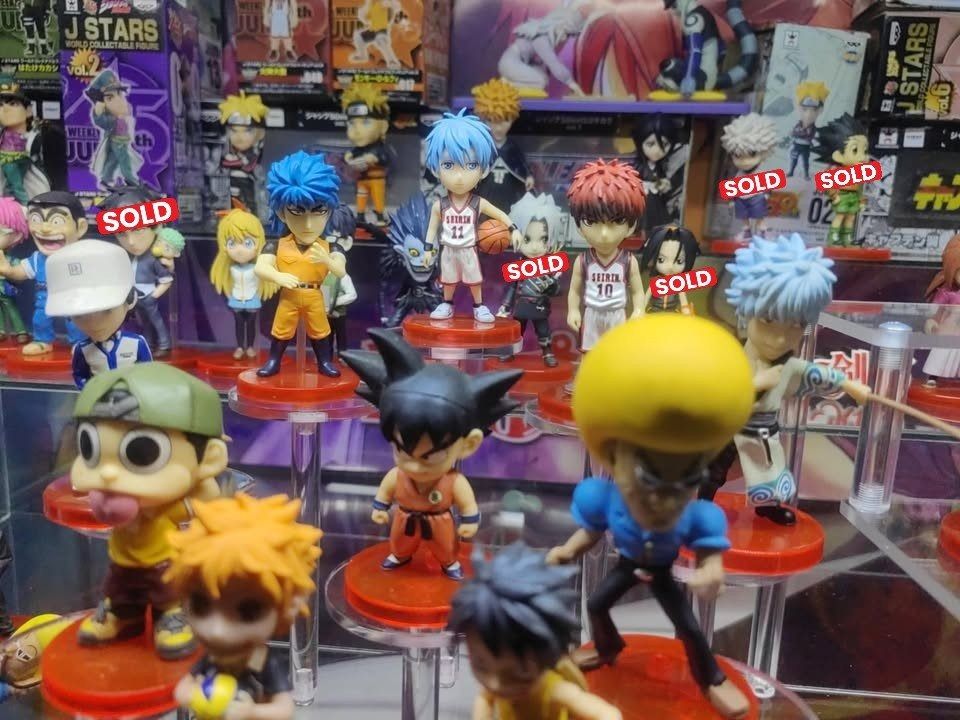JStars WCF for sale (Category: Figurines & Statues) located in Manila. Submitted by webmasterboi (Listing ID 1412357438, Image 2). Description: from our personal collection, all authentic figures. -------------- Please send offers on selected items, I have no fixed pricing for the meantime. Some have stands/boxes, and some don't. ------------- PM for more details. Don't ask for more images if you have no intention to buy or have no funds. "Let's 