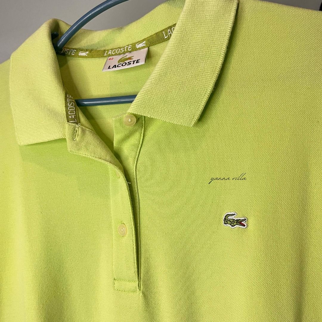 Lacoste Green Polo Shirt (Category: Others Tops) located in Quezon City. Submitted by fruitenloops (Listing ID 1412402776, Image 2). Description: ｡･:*˚:✧｡ inclusions • polo shirt itself • price is negotiable, kindly dm • fits up to XS to S body frame • no stains • location: north fairview, qc • payment first basis, up to 2 days reservation 𝗼𝗻𝗹𝘆 • can pay via gcash & maya • can ship thru lalamove or jnt.