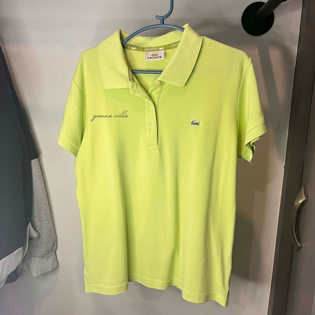 Lacoste Green Polo Shirt (Category: Others Tops) located in Quezon City. Submitted by fruitenloops (Listing ID 1412402776, Image 1). Description: ｡･:*˚:✧｡ inclusions • polo shirt itself • price is negotiable, kindly dm • fits up to XS to S body frame • no stains • location: north fairview, qc • payment first basis, up to 2 days reservation 𝗼𝗻𝗹𝘆 • can pay via gcash & maya • can ship thru lalamove or jnt.