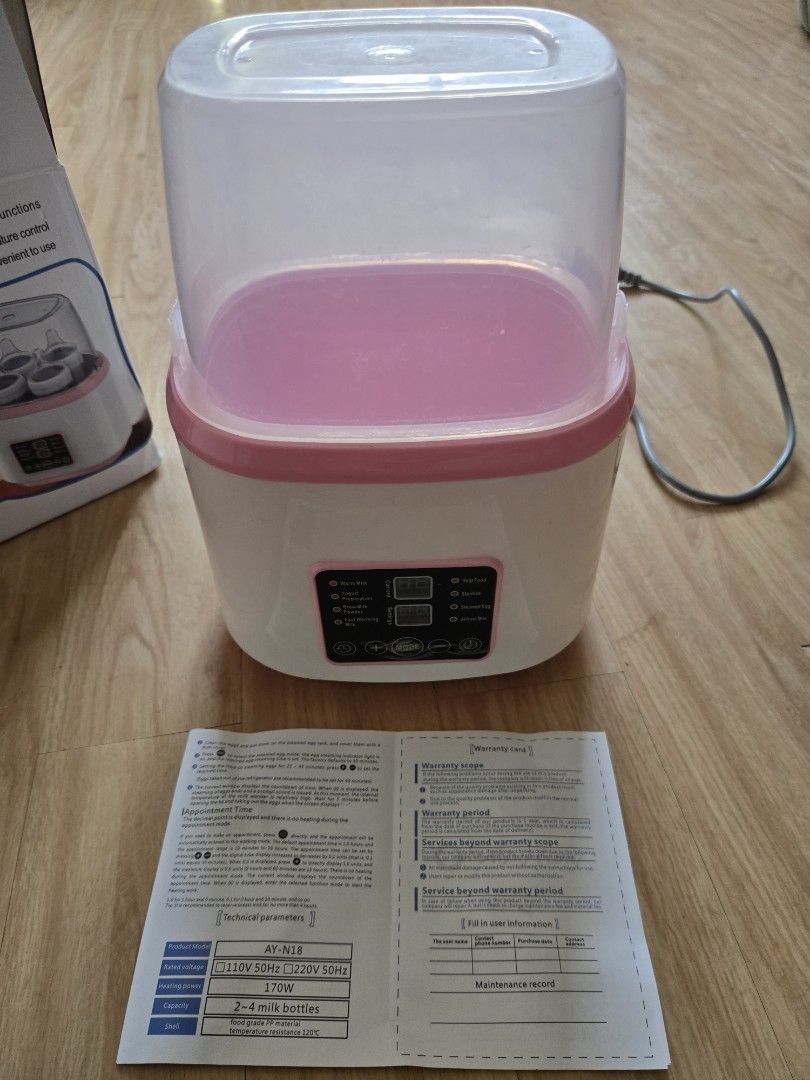 MILK WARMER (Category: Breastfeeding & Bottle Feeding) located in Imus. Submitted by tinph (Listing ID 1412349336, Image 2). Description: MOP: BDO/BPI/Gcash Shipping ( shouldered by buyer) 📍IMUS,CAVITE *lalamove/grab ( booking will be arranged by buyer) *Gogo express ( I will arrange the booking) No OFFER , No transaction. Be 100% sure in getting the item. NO RETURN OR EXHCHANGE.