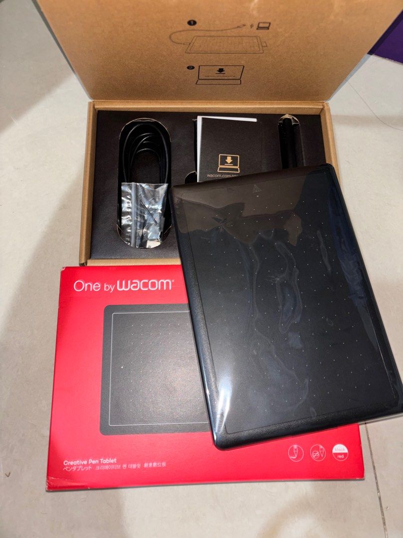 One by Wacom Small (Category: Other Accessories) located in Manila. Submitted by jbmanglinong (Listing ID 1412489690, Image 1). Description: 🖊️ Product Highlights: • Model: One by Wacom (Small) • Pressure-sensitive pen (no batteries required) • Works with Windows, macOS, and Chromebook • Plug-and-play via USB • Ideal for beginners and creatives alike ✅ Condition: • Lightly used, well-kept, and fully functional • Comes with original pen and USB c