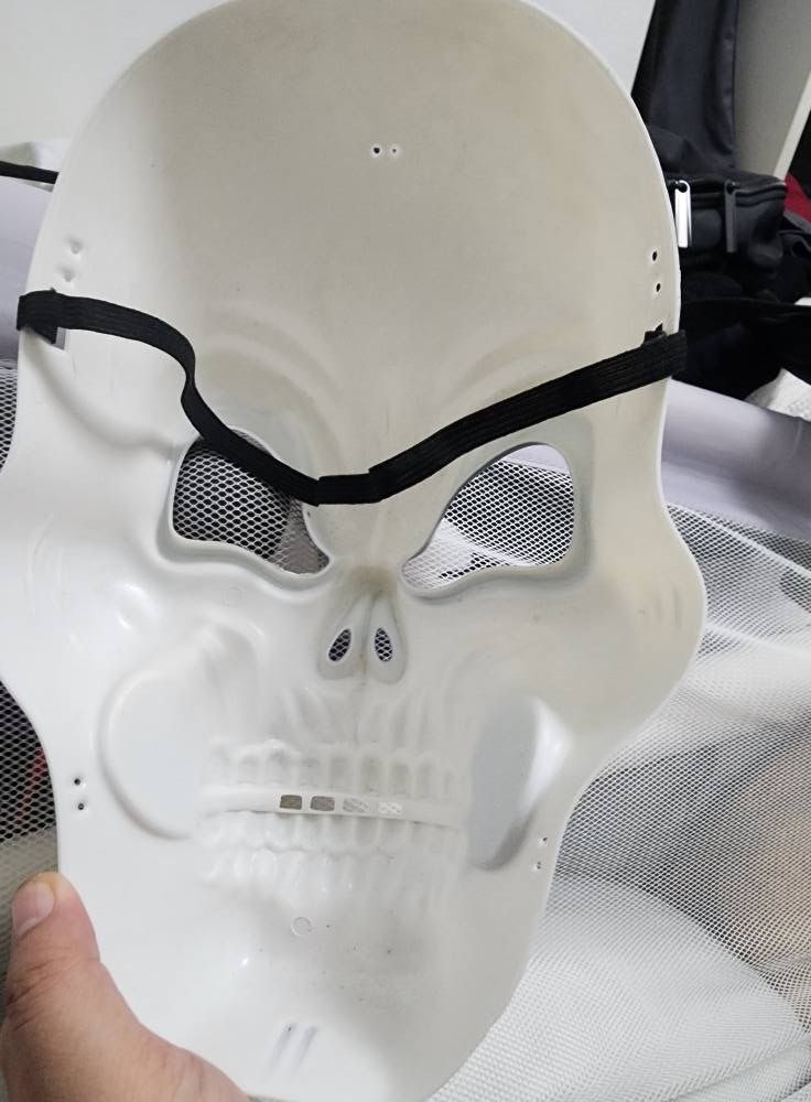 P90 skull mask for adults (Category: Face Masks & Face Shields) located in Pasig City. Submitted by harvestmoontoys (Listing ID 1412417145, Image 2). Description: P90 skull mask for adults halloween , mask , masquerade party payment: BPI/GCASH shipping: Lalamove,Grab, Gogo Xress, LBC (sometimes) location: Near Estancia mall,Shaw Blvd, Bagong Ilog, Pasig Kenny Rogers Roasters (Shaw Boulevard) https://maps.app.goo.gl/yv5QP7nM2woy5B3n6.