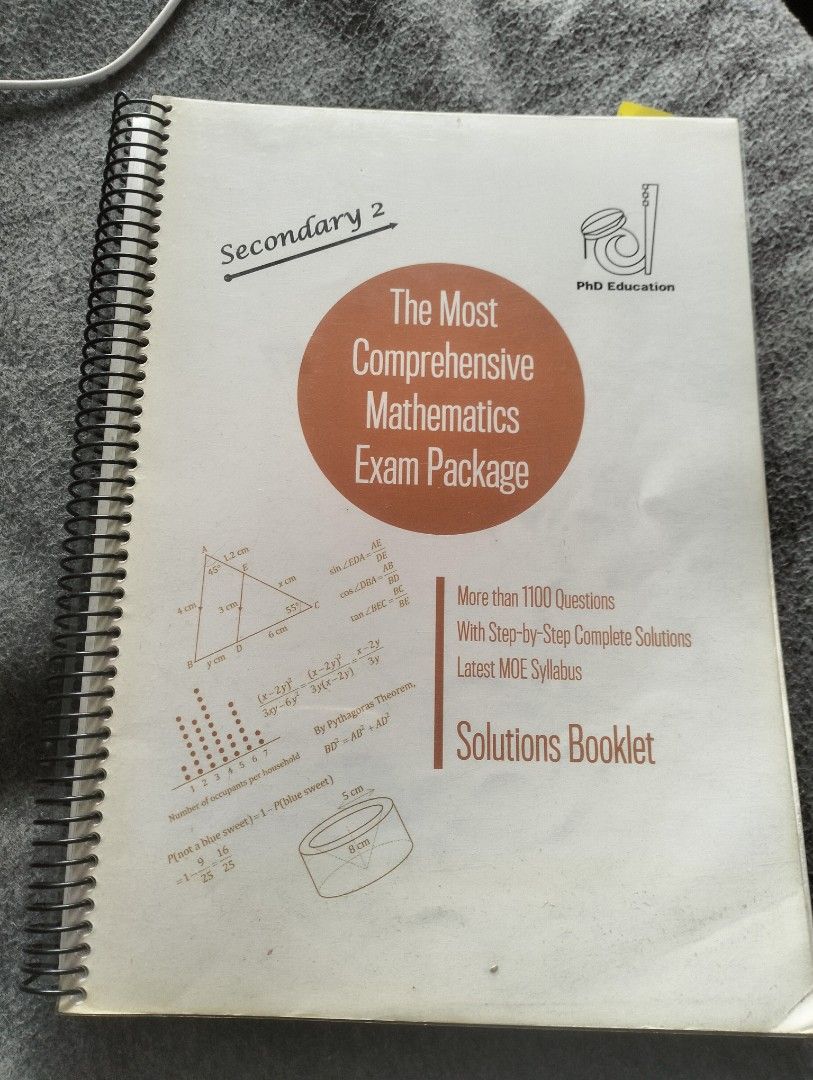 PhD Education Secondary 2 Mathematics Exam Package, Hobbies & Toys ...