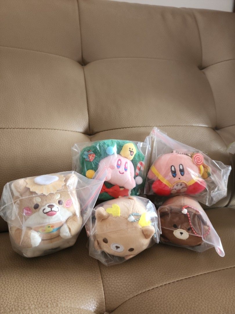 Keychains (Category: J-Wave Merchandise) located in Singapore. Submitted by ad-co (Listing ID 1412348357, Image 1). Description: - Adorable plushie keychains! - Designs: Bear, Lion, and Kirby-like characters. - Each plushie is individually packaged. - Perfect for collectors or gifts..