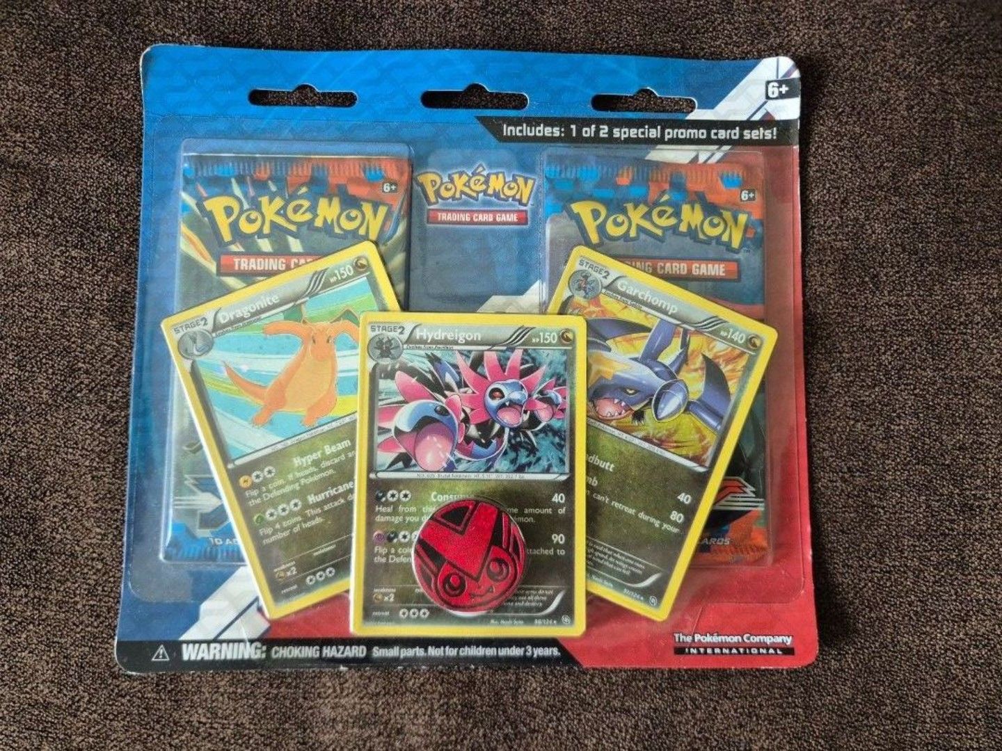 Pokemon TCG 2014 XY Base 2 Booster Pack Blister - Dragonite Garchomp ...