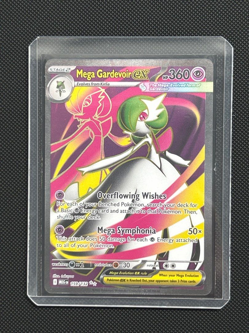 Pokémon Mega Gardevoir ex 159/132 Ultra Rare Mega Evolution NM