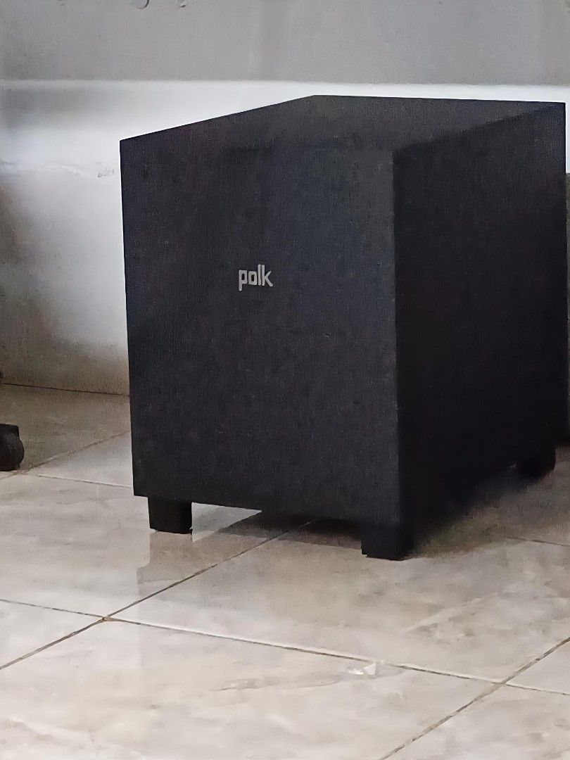 Polk XT10 powered subwoofer (Category: Soundbars, Speakers & Amplifiers) located in Pasay City. Submitted by wisewhale_bf0db7 (Listing ID 1412522909, Image 1). Description: Very nice polk xt10 powered subwoofer. bought last Nov. 1 2025 at the Listening Room megamall very easy to integrate with your existing setup! very nice sound quality. Open for audition at my place. Test all you can! thank you..