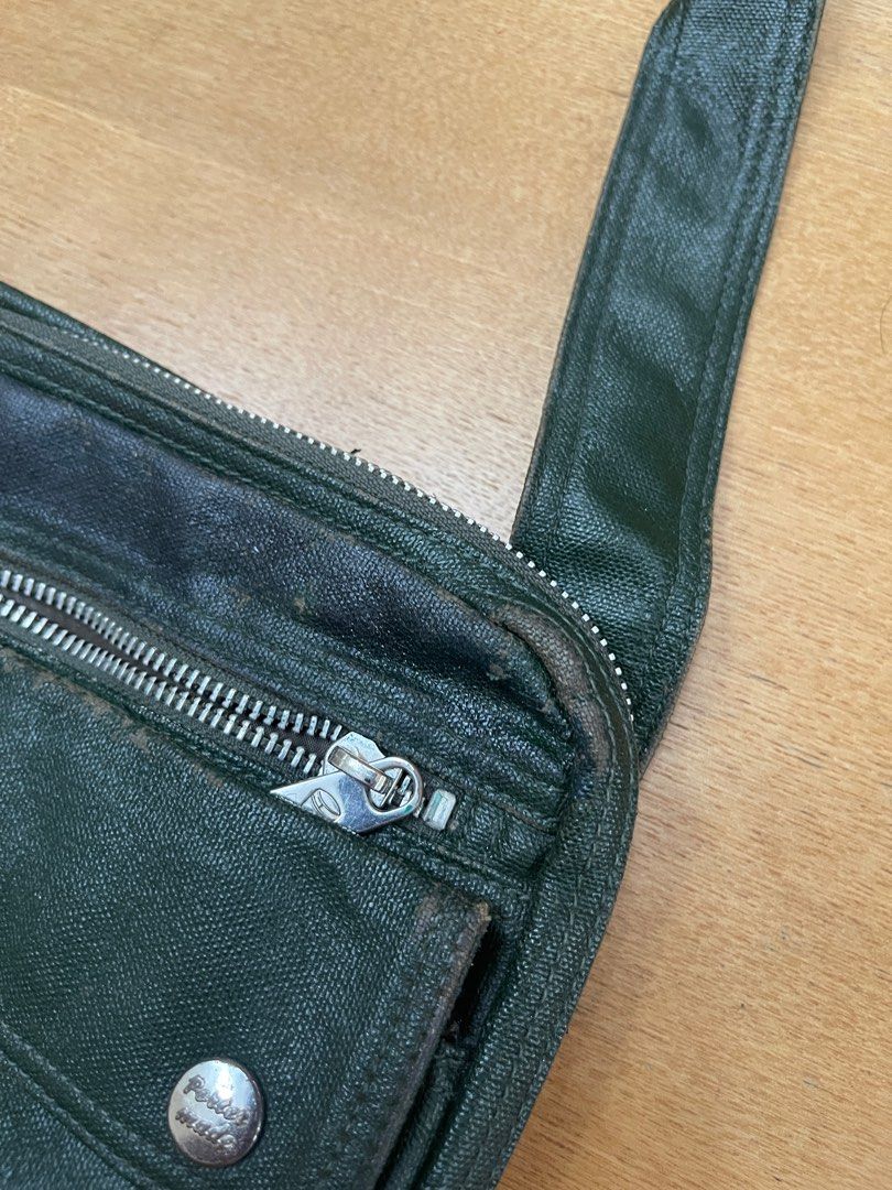 Porter Bag - Leather Green (Category: Sling Bags) located in Quezon City. Submitted by jaapp (Listing ID 1412358042, Image 3). Description: Authentic Porter Bag / Minor Dents Guaranteed Authentic ⚡️ RFS: Decluttering Meet Up: Fairview Area / North Caloocan Shipping: Lalamove / Grab Express .