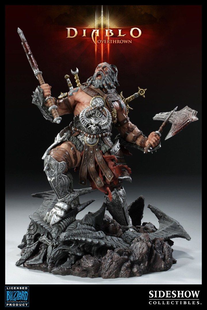 SIDESHOW DIABLO III OVERTHROWN POLYSTONE DIORAMA EXCLUSIVE, Hobbies ...