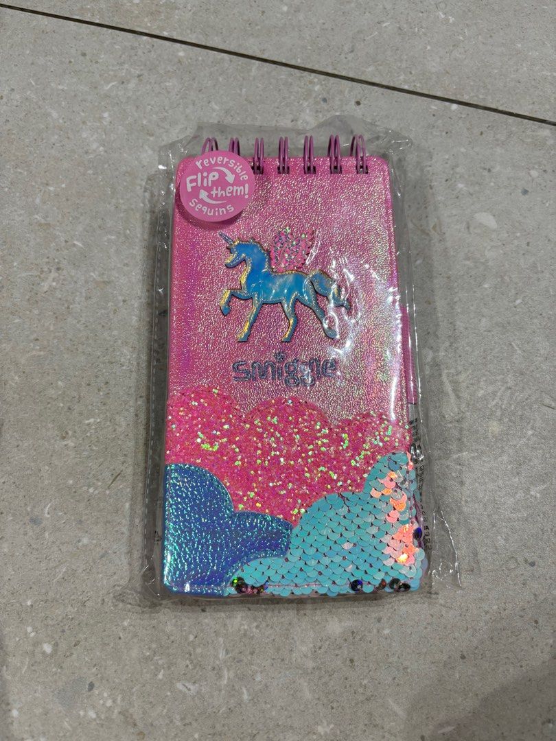 Smiggle Reversible Sequin Unicorn Notebook (Category: Stationery & School Supplies) located in Singapore. Submitted by hopandbuy (Listing ID 1412474004, Image 1). Description: .