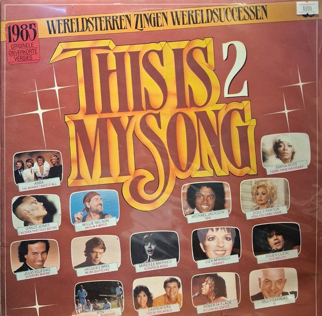 This Is My Song 2 Vinyl Record (Category: Vinyls) located in Quezon City. Submitted by pooh_laa (Listing ID 1412390811, Image 1). Description: - Title: This Is My Song 2 - Artists: Featuring Michael Jackson, Dolly Parton, Julio Iglesias, and more - Release Year: 1985 - Condition: Original packaging.
