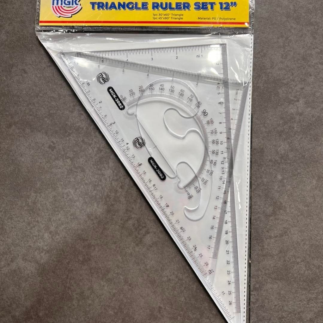Triangle ruler (Category: Stationery & School Supplies) located in Paranaque City. Submitted by bellemarketing (Listing ID 1412492327, Image 2). Description: Mgk Triangle Ruler 6” - php 35 8” - php 45 12” - php 90 For pick up @ Q.C.