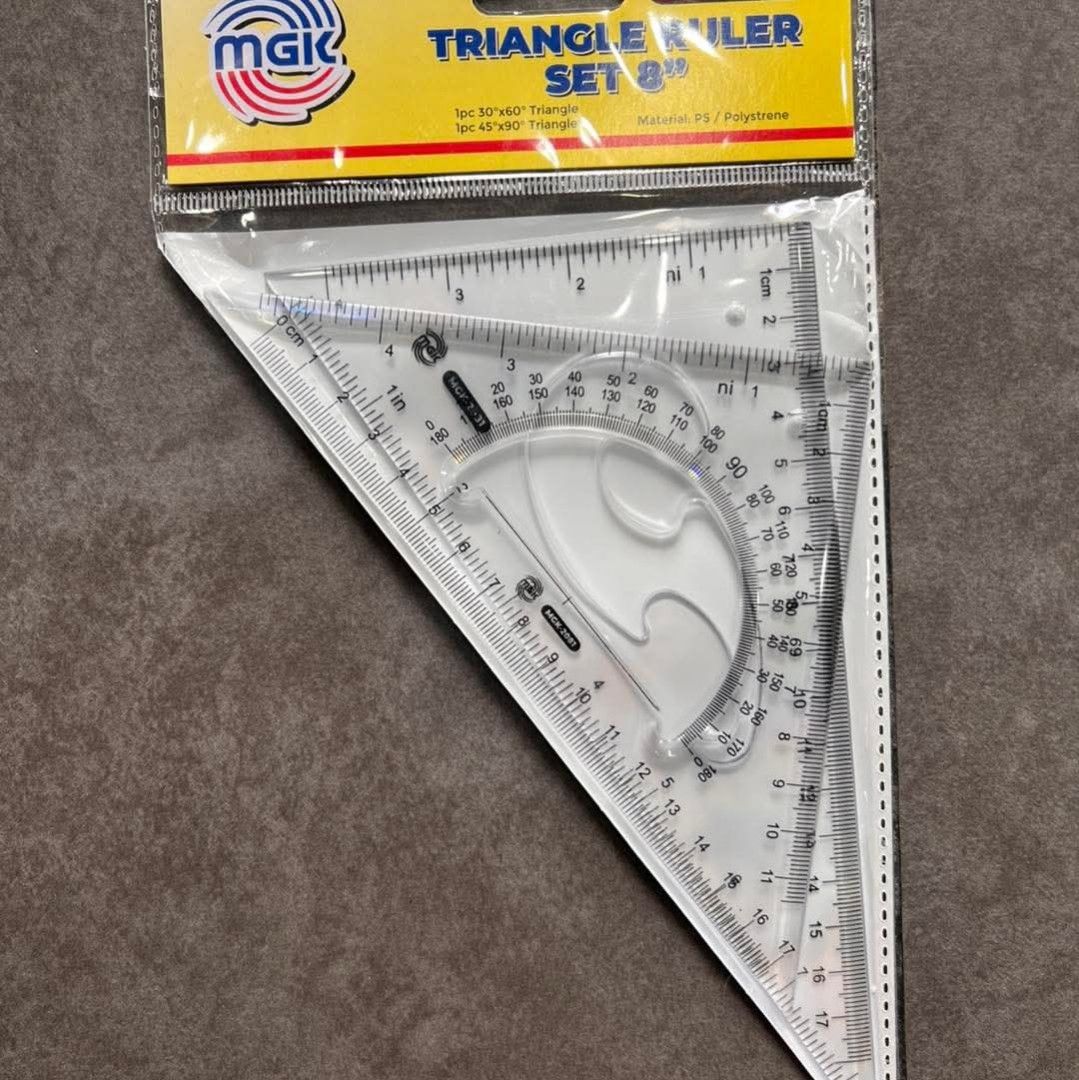 Triangle ruler (Category: Stationery & School Supplies) located in Paranaque City. Submitted by bellemarketing (Listing ID 1412492327, Image 1). Description: Mgk Triangle Ruler 6” - php 35 8” - php 45 12” - php 90 For pick up @ Q.C.