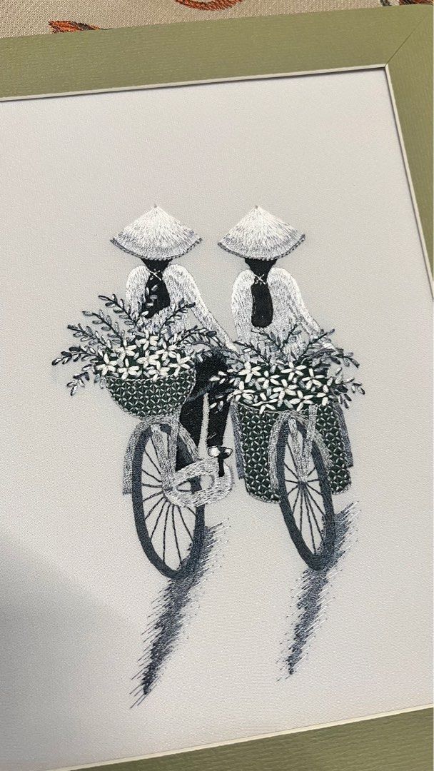 Vietnamese Embroidered Artwork (Category: Wall Decor) located in Quezon City. Submitted by closetcleanupfairy (Listing ID 1412402255, Image 2). Description: .