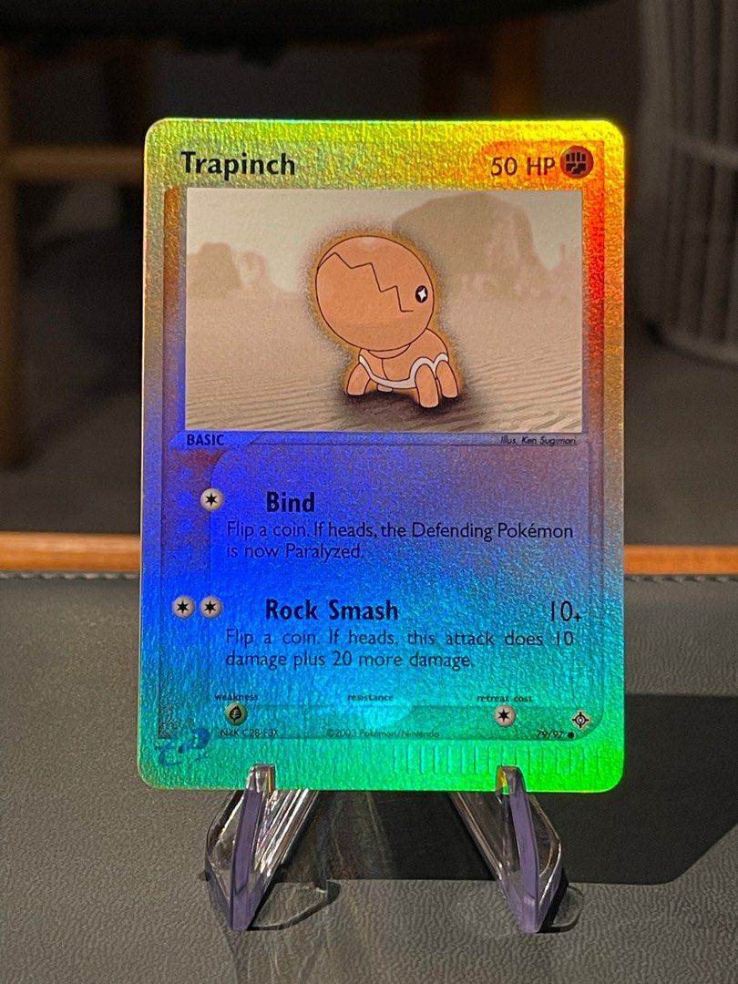 Vintage Pokemon Card Trapinch 79/97 reverse Holo rh dragon set, Hobbies & Toys, Toys & Games on Carousell Vintage Pokemon Card Trapinch 79/97 reverse Holo rh dragon set, Hobbies & Toys, Toys & Games on Carousell