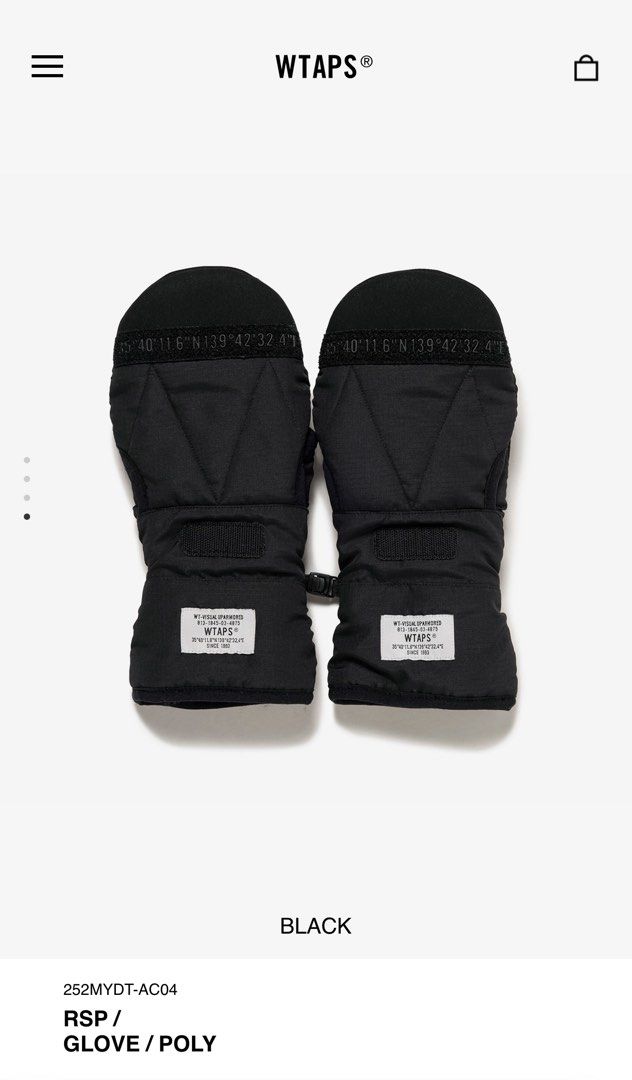 WTAPS RSP / GLOVE / POLY BLACK Lサイズ WTAPS RSP / GLOVE / POLY