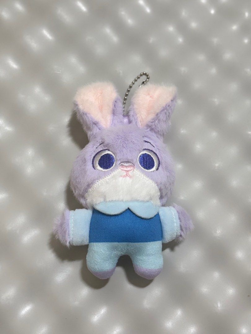 Zootopia Rabbit Keychain Zootopia Bunny Plush Keychain, Hobbies & Toys, Toys & Games on Carousell