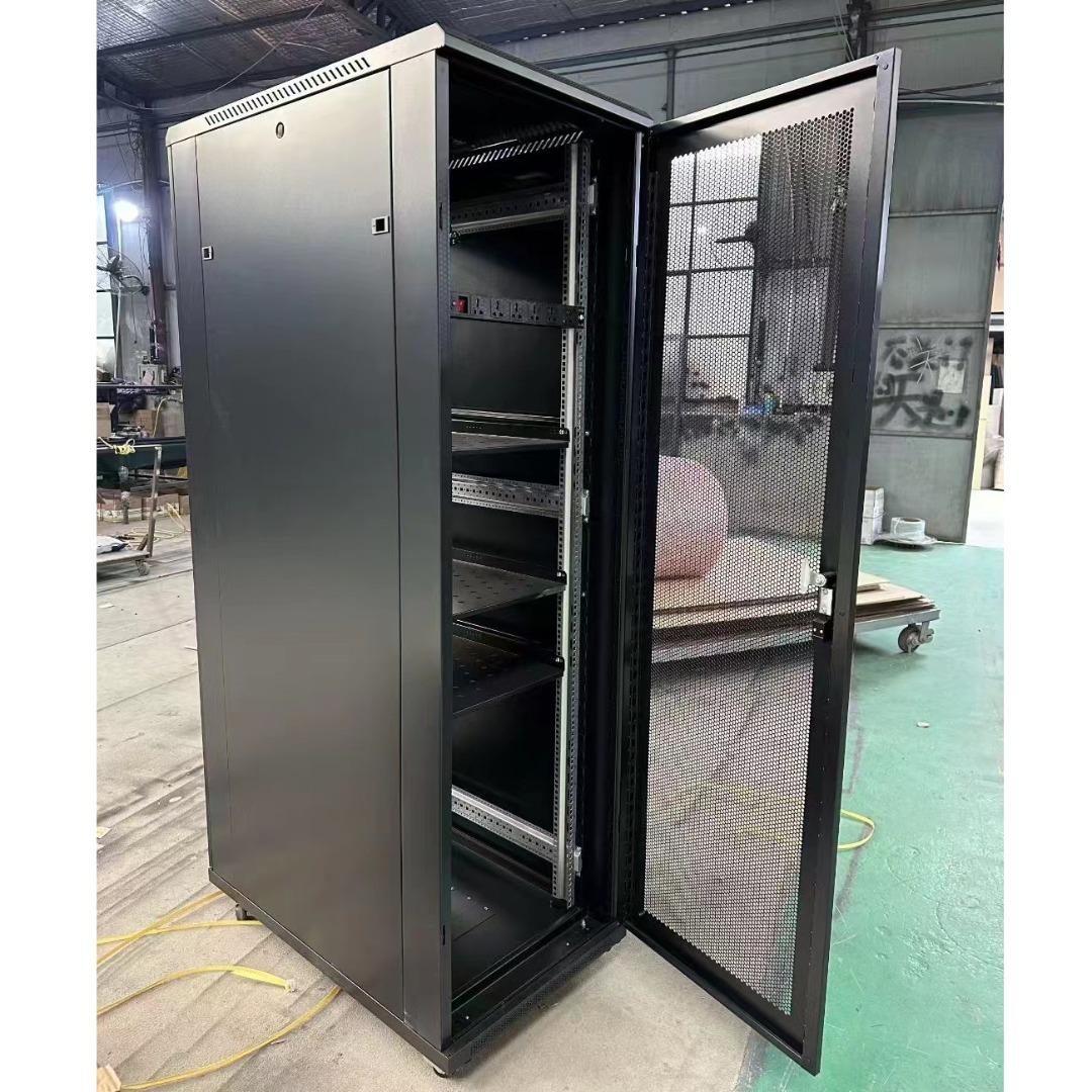 42U 60x80cm Enclosure server AV network mobile cabinet with honey-comb ...