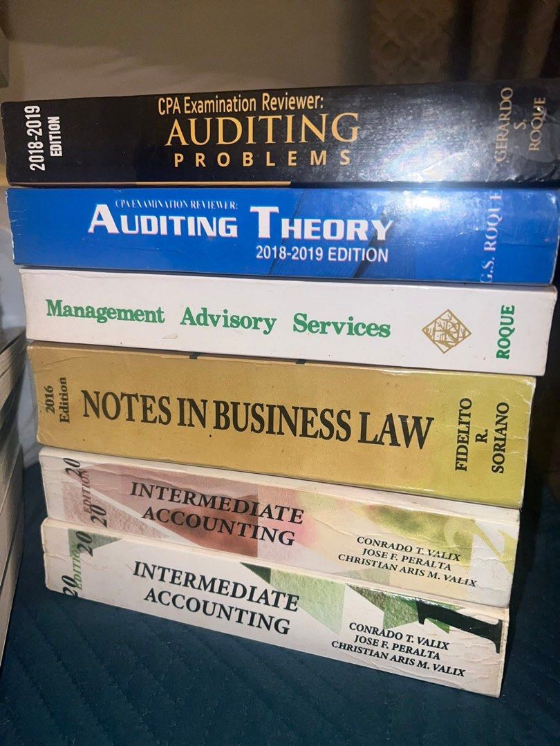 Accounting and Finance Books (Category: Textbooks) located in Manila. Submitted by scorpiomoon00 (Listing ID 1407724866, Image 2). Description: FOR SALE: 𝙋𝙍𝙀-𝙇𝙊𝙑𝙀𝘿 𝗔𝗰𝗰𝗼𝘂𝗻𝘁𝗶𝗻𝗴 𝗕𝗼𝗼𝗸𝘀 - some with minimal markings (pm for more details) - all with plastic cover - 𝗯𝘂𝘆𝗲𝗿 will shoulder shipping - price varies by book .