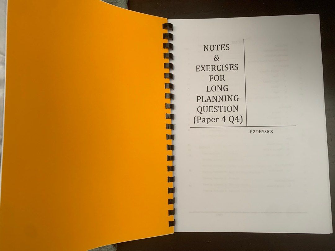 A-level H2 Physics Practical notes (Category: Textbooks) located in Singapore. Submitted by kind.hearted (Listing ID 1407676168, Image 3). Description: Printed hard copy. Got it from a $100+ physics tuition. Selling as finished A-levels..