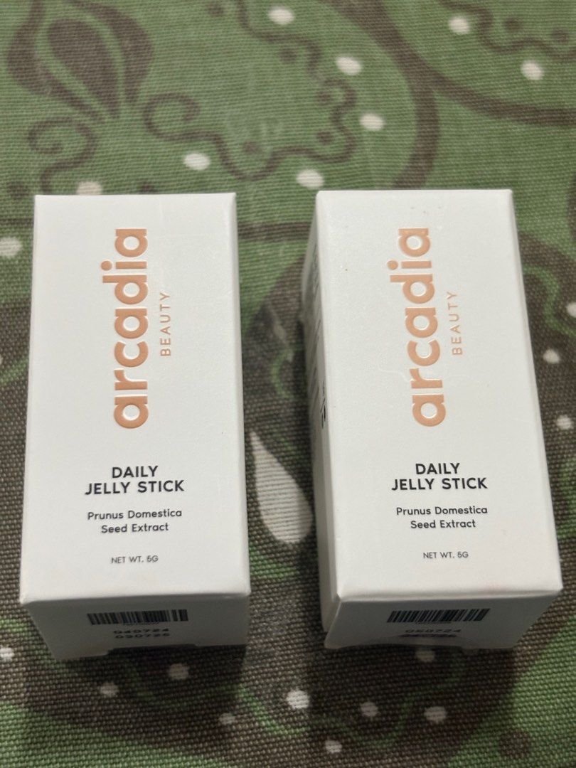 Arcadia Daily Jelly Stick (Category: Makeup) located in Paranaque City. Submitted by shopofashopaholic (Listing ID 1407723855, Image 1). Description: Arcadia Daily Jelly Stick Brand new and unused Priced per item Shades: 1. Euphoria - Berry Pink 2. Joy - Cool toned Red.