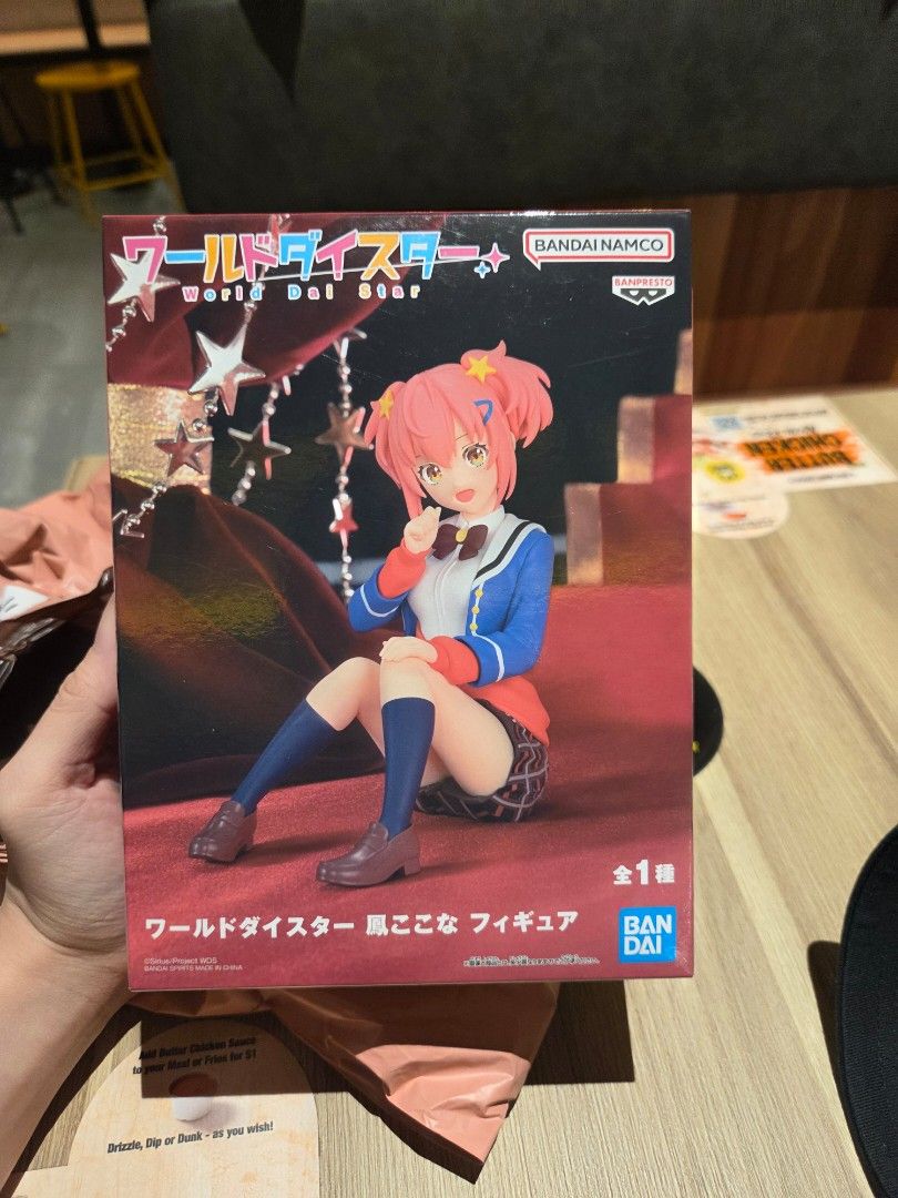 Bandai Kokona Otori Figure (Category: Toy Figures) located in Singapore. Submitted by r.t.q.e (Listing ID 1407635294, Image 1). Description: BNIB Figurine fron Otaku Hse. Clearing figurine and extra freebies with it. Meet at any MRT station. Nego is allowed..