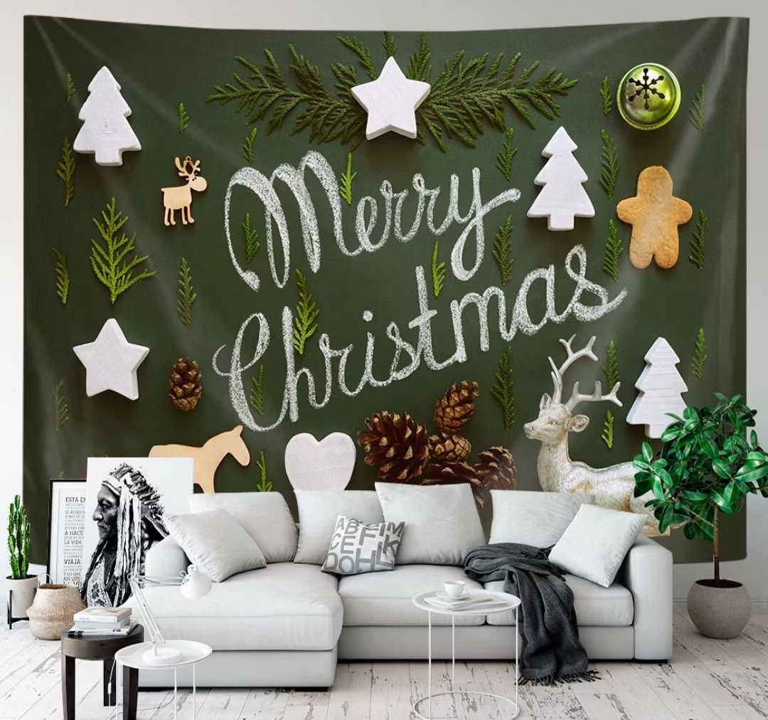 BIG CHRISTMAS BACKDROP BANNER (Category: Occasions & Party Supplies) located in Mandaluyong City. Submitted by kookiejoyz (Listing ID 1407714834, Image 3). Description: FOR SALE: BIG CHRISTMAS BACKDROP BANNER MATERIAL: OXFORD CLOTH SIZE: 7FT X 5FT NOTE: REUSABLE HAND WASHABLE WE ALSO HAVE OTHER DESIGN AND SIZES FOR INQUIRY AND ORDER KINDLY DM ME.
