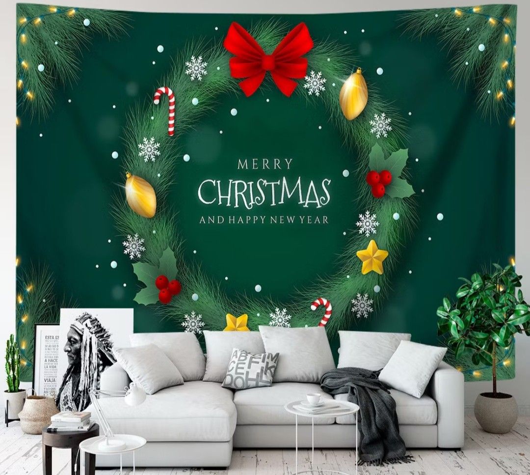 BIG CHRISTMAS BACKDROP BANNER (Category: Occasions & Party Supplies) located in Mandaluyong City. Submitted by kookiejoyz (Listing ID 1407714834, Image 2). Description: FOR SALE: BIG CHRISTMAS BACKDROP BANNER MATERIAL: OXFORD CLOTH SIZE: 7FT X 5FT NOTE: REUSABLE HAND WASHABLE WE ALSO HAVE OTHER DESIGN AND SIZES FOR INQUIRY AND ORDER KINDLY DM ME.