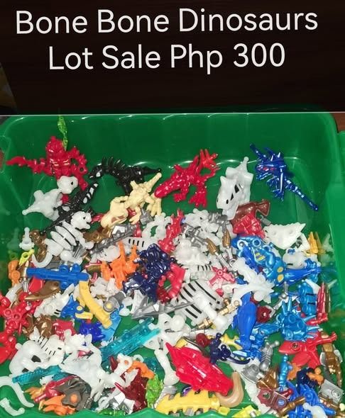 Bone bone Dinosaurs Lot Sale (Category: Action & Battle Toys) located in Los Banos. Submitted by princessbotique (Listing ID 1407750690, Image 1). Description: Bone bone Dinosaurs Lot Sale only Php 300 Kid Toys for sale Preloved Loose As is WYSIWYG See pix for price and details 1127 First come First Serve Please add shipping fee From Los Banos Laguna Meetups per arrangement MOP GCash first to pay basis No reservations No COD No checkout PM MY PAG