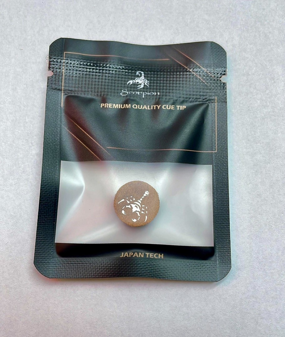 BRAND NEW PREMIUM QUALITY SCORPION CUE TIP, Sports Equipment, Sports ...