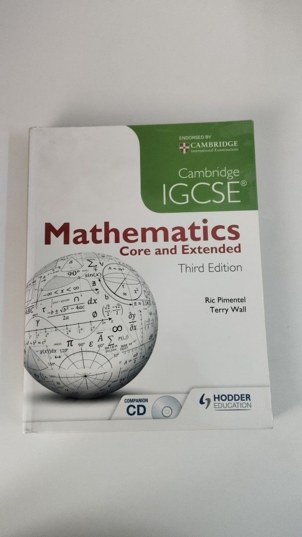 Cambridge IGCSE Mathematics Core and Extended 3rd Edition, Hobbies ...