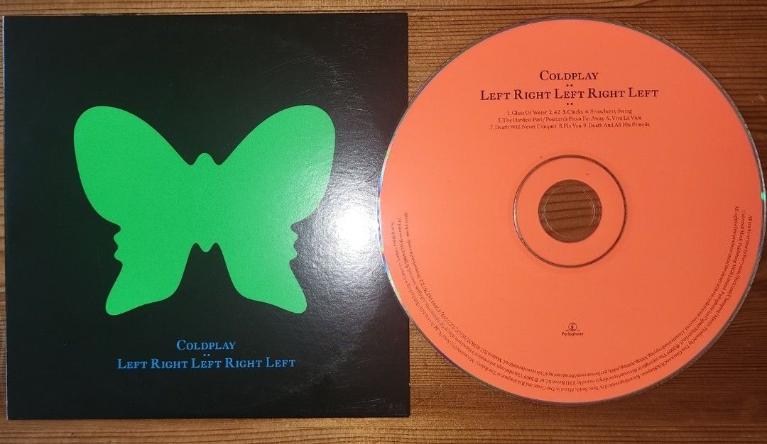 Coldplay – Left Right Left Right Left (Category: Vinyls) located in Cebu City. Submitted by g_roshamboo (Listing ID 1407749251, Image 2). Description: cardboard sleeve.