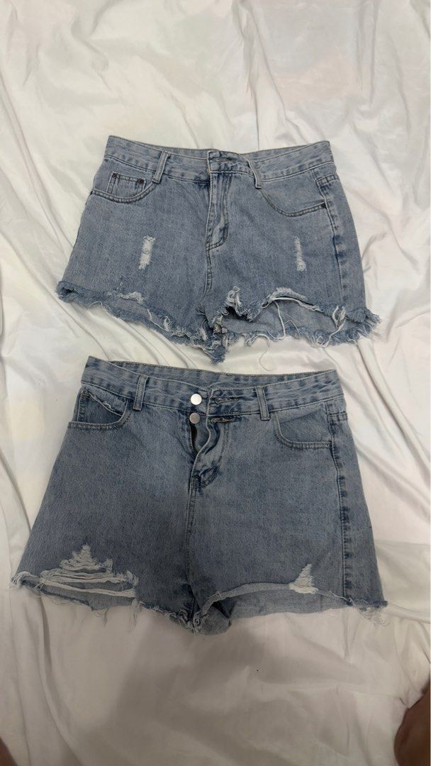 Denim Short (Category: Shorts) located in Rizal. Submitted by marispreloved (Listing ID 1407735099, Image 2). Description: Take all Size 26-29 inches.