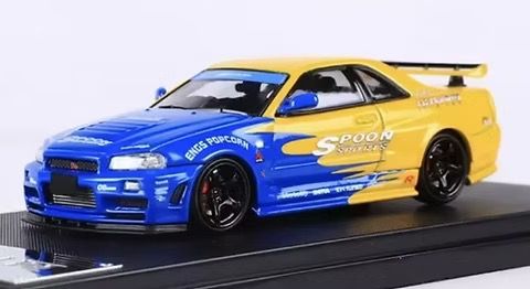 FAST SPEED Nissan Skyline GT-R (R34) Spoon Livery, Hobbies & Toys, Toys ...