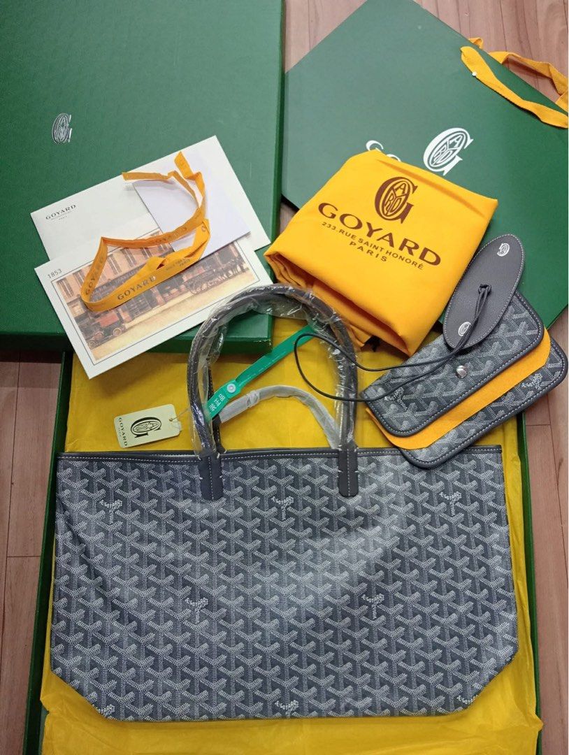 Sale‼️GOyard Tote (Category: Luxury Bags & Wallets) located in Manila. Submitted by bagsandmanymanymore1 (Listing ID 1386819364, Image 2). Description: Preloved Tote Size 42cm Medium size Serial number Please read before you order 👉🏻❗️Payment first before shipping ❗️Cut off time of payment 11am sameday delivery ❗️NO MEET UP / NO PICK UP ❗️ORDER CANNOT BE CANCELLED ❗️PLEASE DON’T BUY IF YOU ARE IN DOUBT ❗️NO RETURN! NO REFUND! ❗️NO EXCHANGE ❗️Tr