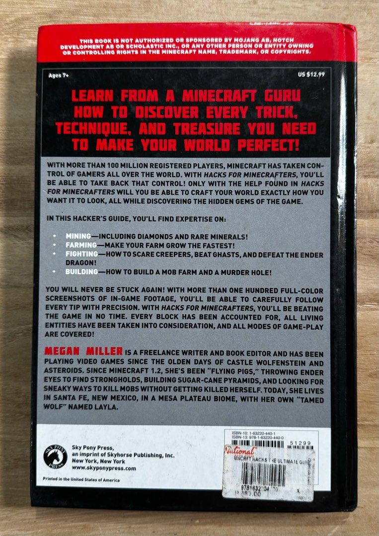 Hacks for Minecrafters: The Unofficial Guide (Category: Storybooks) located in San Pedro. Submitted by pageturner19 (Listing ID 1407603483, Image 2). Description: .